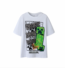 NKMMASE MINECRAFT SS NREG TOP - BRIGHT WHITE
