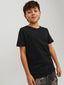 JJEORGANIC BASIC TEE SS O-NECK BLACK