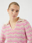 YASCALMI LS KNIT PULLOVER BEGONIA PINK