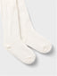 NMFWAKMA WOOL CABLE PANTYHOSE - SNOW WHITE