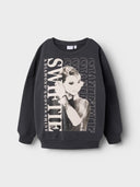 NAME IT - NKFFESI TSWIFT NREG SWEAT SKY - ASPHALT