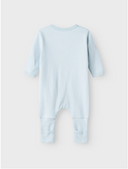 NBMNIGHTSUIT 2P ZIP ELEPHANT  BABY BLUE