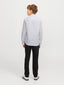 JJAXEL PRINT SHIRT JNR WHITE