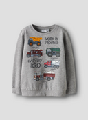 NMMORSON TONKA NREG SWEAT BRU - GREY MELANGE