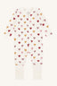 HCMANU HEARTS PUFF HELDRESS/PYSJAMAS I ULL & BAMBUS  - OFF WHITE