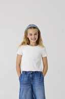 KOGNELLA S/S O-NECK TOP NOOS JRS - CLOUD DANCER