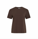 VINORA  S/S T-SHIRT - COFFEE BEAN