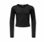 KOGTRINNY LIFE LS GLITTER CUTOUT TOP JRS - BLACK