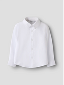 NMMFESHIRT LS SHIRT - BRIGHT WHITE