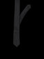 JACSOLID TIE JNR BLACK