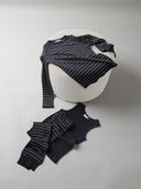 NKMWANG WOOL NEEDLE LS TOP STRIPE