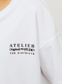 JORBROOKLYN GRAPHIC BACK TEE SS BRIGHT WHITE