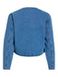 VIREBA L/S O-NECK DENIM JACKET LIGHT BLUE DENIM