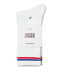 JACJASON TENNIS SOCKS 3 PACK JNR WHITE