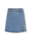 KOGROSEANNE SHORT SLIT DNM SKIRT LIGHT MEDIUM BLUE DENIM