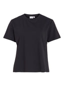 VINORA S/S T-SHIRT - BLACK BEAUTY