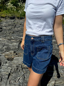 YASNEMA HMW DENIM SHORTS MEDIUM BLUE DENIM
