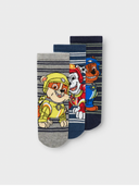 NMMSOMMER PAW 3P SOCK - INSIGNIA BLUE