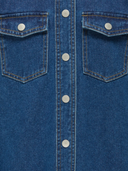 KOGBELLE L/S SHORT DRESS DNM - MEDIUM BLUE DENIM