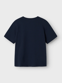 NKMANTONY STITCH SS NREG TOP - NAVY BLAZER