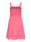 KOGLOU LIFE EMB SMOCK DRESS - CAMELLIA ROSE