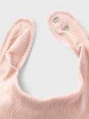 NBFYVETTEBENNA SCARF BIB RIB - SEPIA ROSE