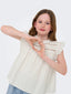 KOGCAMILLE S/L SHIRT WVN CLOUD DANCER