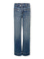 KOGJUICY FRONT POCKET WIDE LEG - MEDIUM BLUE DENIM