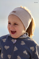 PANNEBÅND BOMULL BEIGE M/LOGO