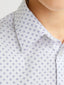 JJAXEL PRINT SHIRT JNR WHITE