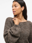 VIMARLEY L/S KNIT PULLOVER - FALCON/MELANGE