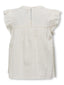 KOGCAMILLE S/L SHIRT WVN CLOUD DANCER