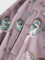 NMFALFA 08 SOFTSHELL SUIT UNICORN PURPLE DOVE