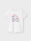 NMFVIX SS TOP - BRIGHT WHITE/BIKE