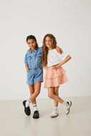 KOGLIA LIFE S/S OVZ PRINTED TEE JRS CLOUD DANCER/SUN