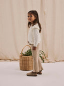 NMFSOPHIA SLIM BOOTCUT LEGGING LIL TRAVERTINE