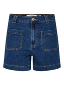 YASNEMA HMW DENIM SHORTS MEDIUM BLUE DENIM