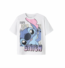 NKFFORA STITCH SS NREG TOP - BRIGHT WHITE