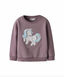 NMFKISA SWEAT UNB - ELDERBERRY