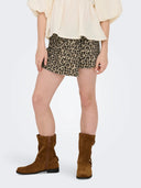 KOGNAOMI WASHED AOP SKORTS TOASTED COCONUT/LEO WASHED