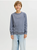 JORNORREBRO EMB SWEAT CREW JNR - TRADEWINDS