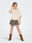 KOGNAOMI WASHED AOP SKORTS TOASTED COCONUT/LEO WASHED