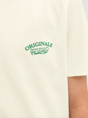 JORGREENE BRANDING TEE JNR - ANTIQUE WHITE