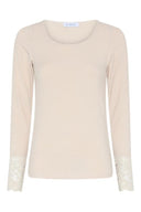 VIVIAN BLOUSE DARK SAND