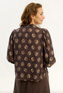 GRY BLOUSE - BROWN