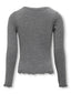 KOGAMOUR L/S TOP JRS DARK GREY MELANGE