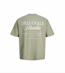 JORNORREBRO TYPO TEE SS CREW NECK SN JNR - SEAGRASS