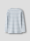 NMMDEKAB SLIM LS TOP - BLUE FOG/CLOUD DANCER