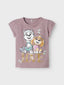 NMFMERIDA PAWPATROL SS TOP PURPLE DOVE