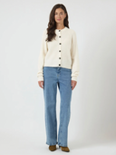 YASJOHI LS WOOL KNIT CARDIGAN - PRISTINE